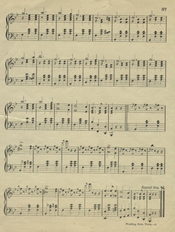 Wedding Bells Waltz composed by Ina McGranahan - Page 3