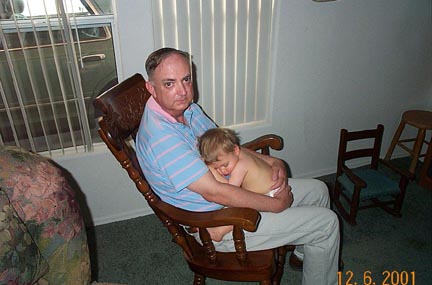 Ben with his Grandson, Paul Isaiah "PIB" Brown (June 12, 2001)