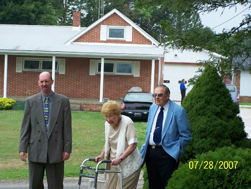 Travis Brown (Ben's Son), Dee and John Evanoff of Perry Christian Church