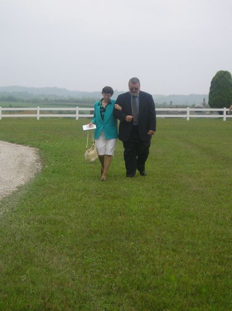 Faye Brown (Ben's Wife) and Keith Awalt, Funeral Director