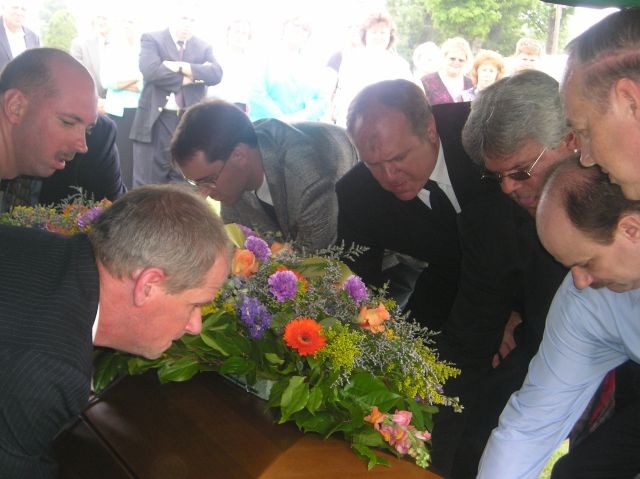 Pallbearers: Lloyd Solon, Travis Brown, Steven Brown, Rob Garrett, David Garrett, Ned Solon, Roger Bartley (Funeral Director)