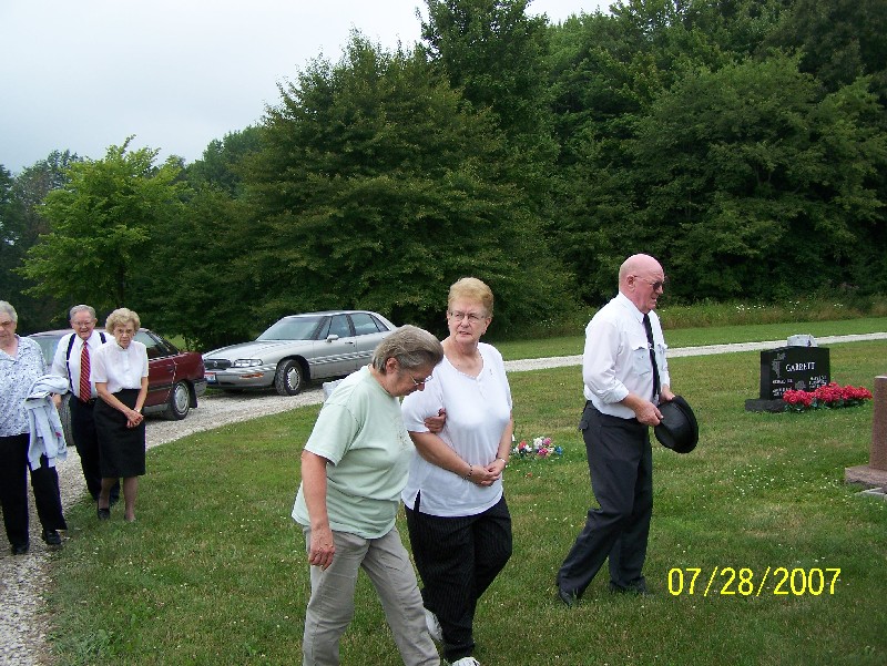 Left to Right: Evelyn Kinsey (Ben's Aunt), Bill Howard (Husband of Jean Brown Howard), Jean Brown Howard (Ben's 1st Cousin), Judy Kinsey Gantz (Ben's 1st Cousin), Pat Ossler (Wife of Jack Ossler), Jack Ossler (Ben's 1st Cousin)