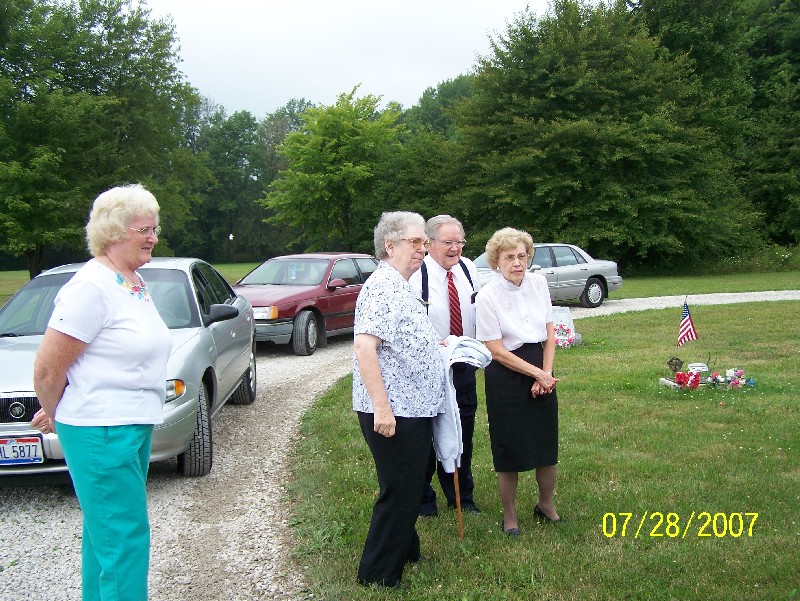 Joan Wickersham (Ben's 1st Cousin), Evelyn Kinsey (Ben's Aunt), Bill Howard (Husband of Jean Howard), Jean Brown Howard (Ben's 1st Cousin)