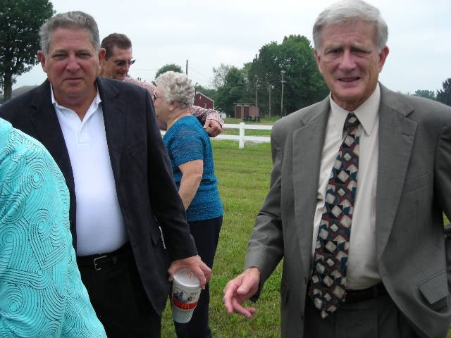 Sam Brown (Ben's 1st Cousin) and Dean Hochstetler (Husband of Barbara Brown Hochstetler, Ben's 1st Cousin)