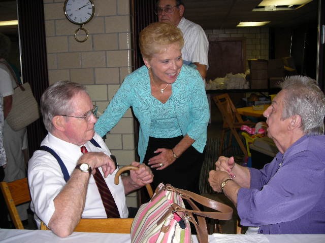 Bill Howard (Husband of Jean Howard), Barbara Brown Hochstetler (Ben's 1st Cousin) and Evelyn Leatherberry Locke (Ben's 3rd Cousin)
