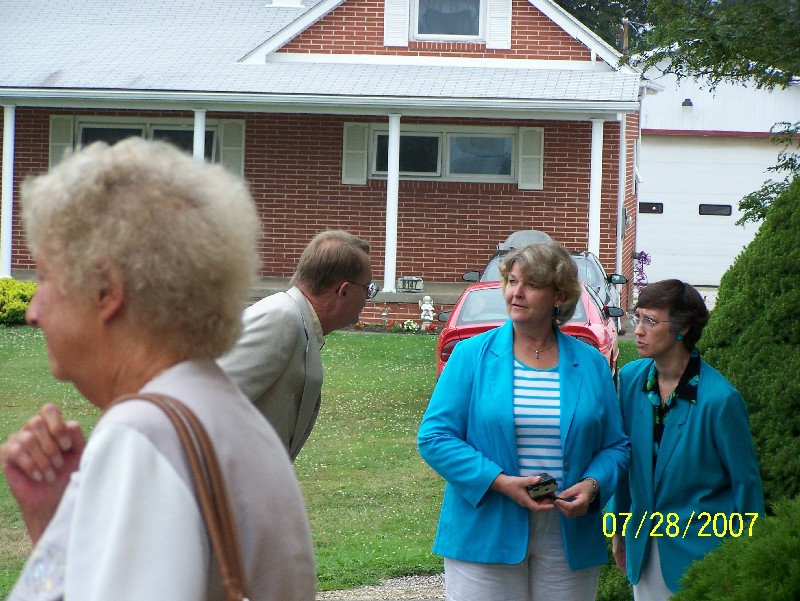 Left to Right: Doris Lowers, Randy Brown (Ben's 1st Cousin), Pat McArtor (Randy Brown's Wife), Faye Johnson Brown (Ben's Wife)