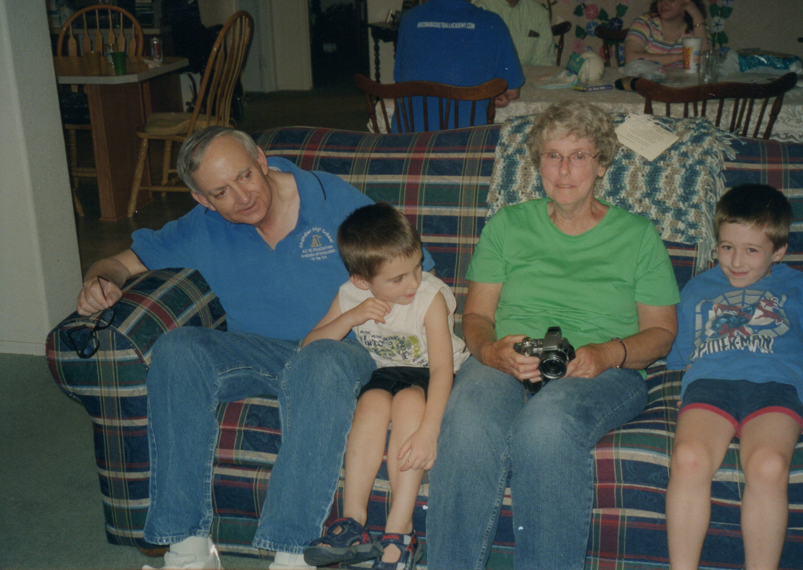 Ben, Austin, Bette and PIB (Paul Isaiah) Brown (circa 2005)