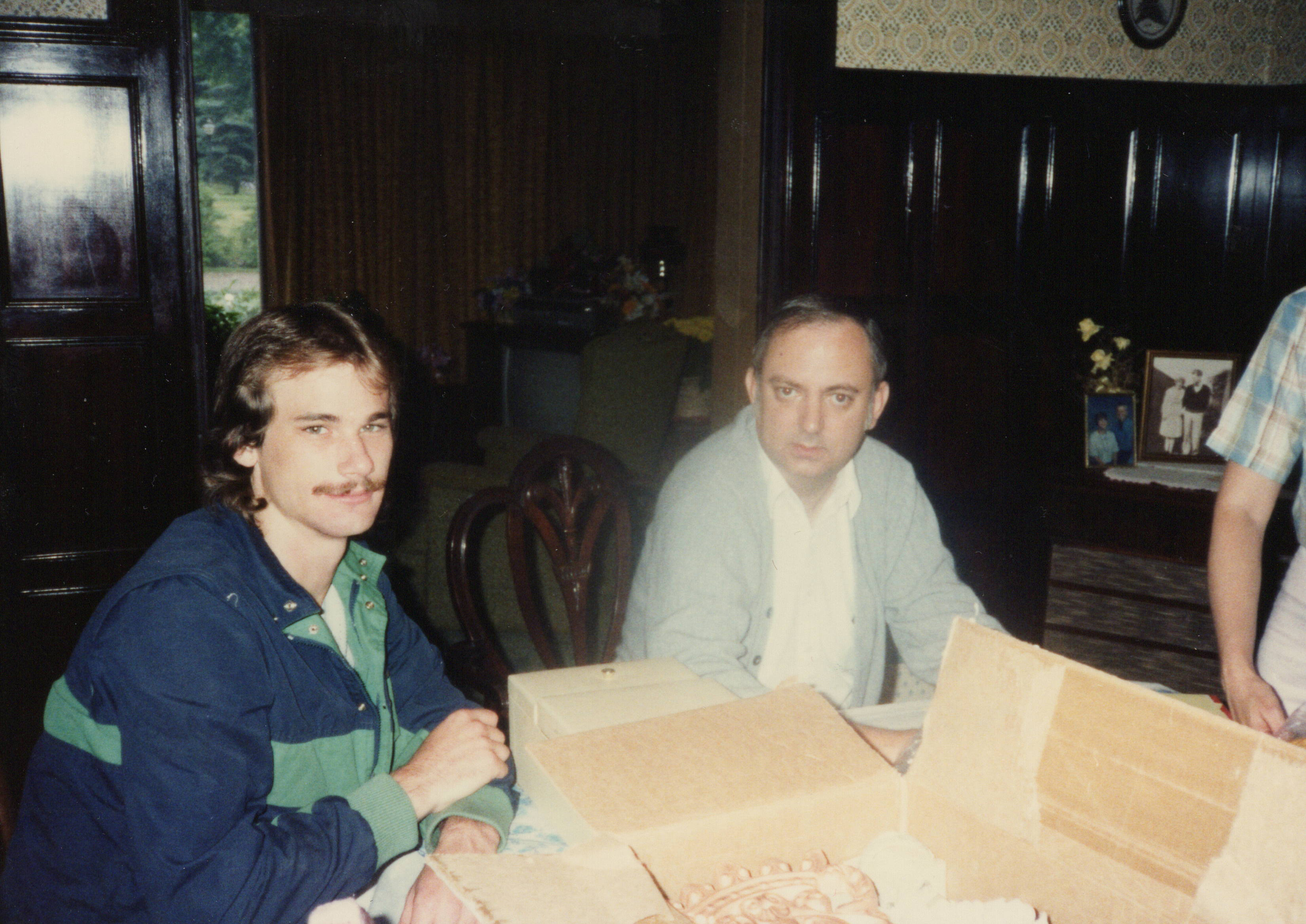 Ned Solon with his Uncle Ben (circa 1987)