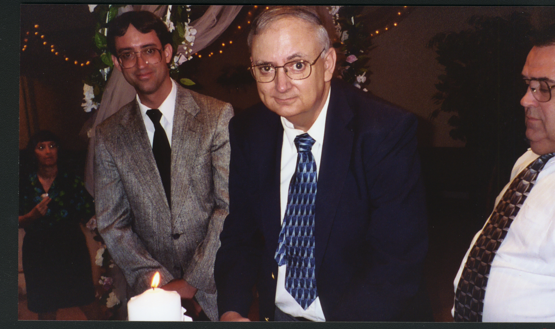 Newly Married Steven Brown with his Dad, Paul Ben Brown