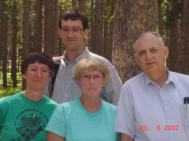 Faye, Steven, Bette and Ben Brown (July 6, 2002)