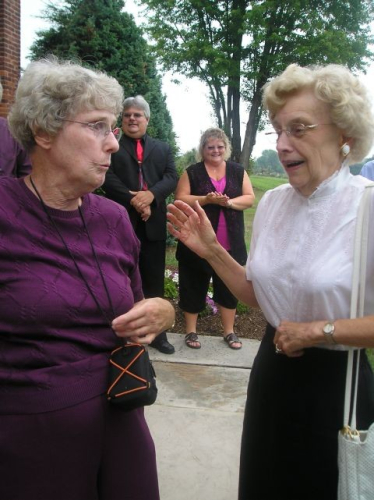 Left to Right: Bette Brown (Ben's Sister), David Garrett (Ben's 1st Cousin Once Removed), Melonie Garrett (David Garrett's Wife) and Jean Brown Howard (Ben's 1st Cousin)