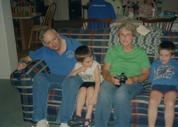 Ben, Austin, Bette and PIB (Paul Isaiah) Brown (circa 2005)