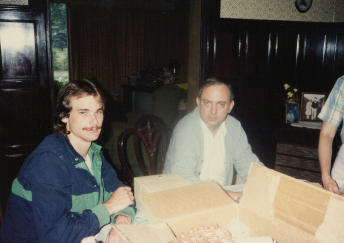 Ned Solon with his Uncle Ben (circa 1987)