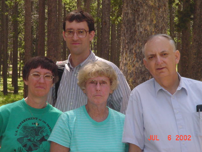 Faye, Steven, Bette and Ben Brown (July 6, 2002)